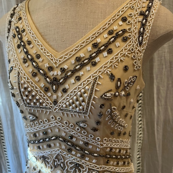 Boston Proper size 6 embellished beaded dress - Picture 6 of 11
